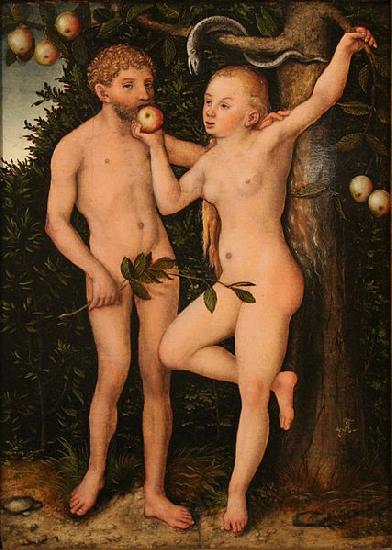 Lucas  Cranach Adam and Eve